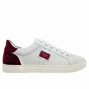 Marcus Sneakers Dolce & Gabbana White Calfskin Low Top Sneakers