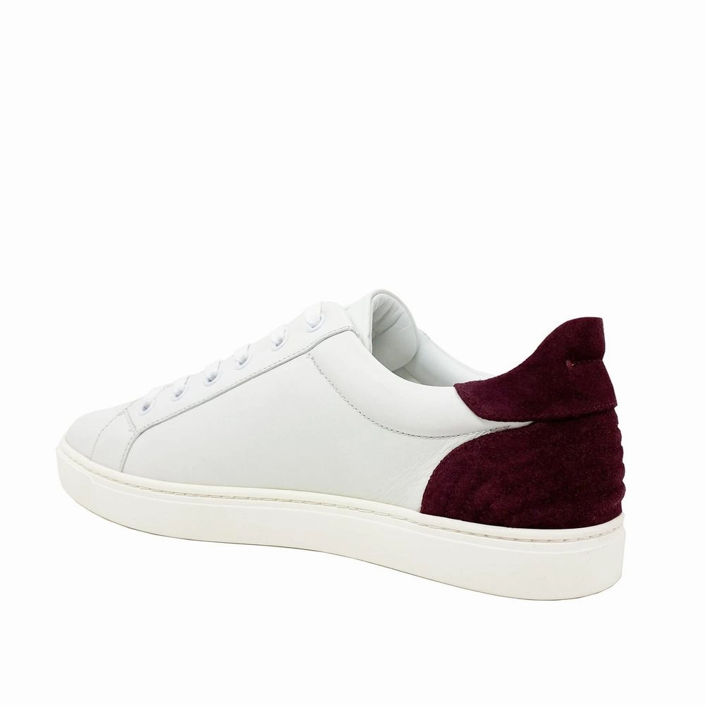 Dolce & Gabbana White Calfskin Low Top Sneakers Goretex Sneakers