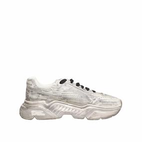 Dolce & Gabbana White Daymaster Low Top Men Sneakers Shoes Motion Control Sneakers