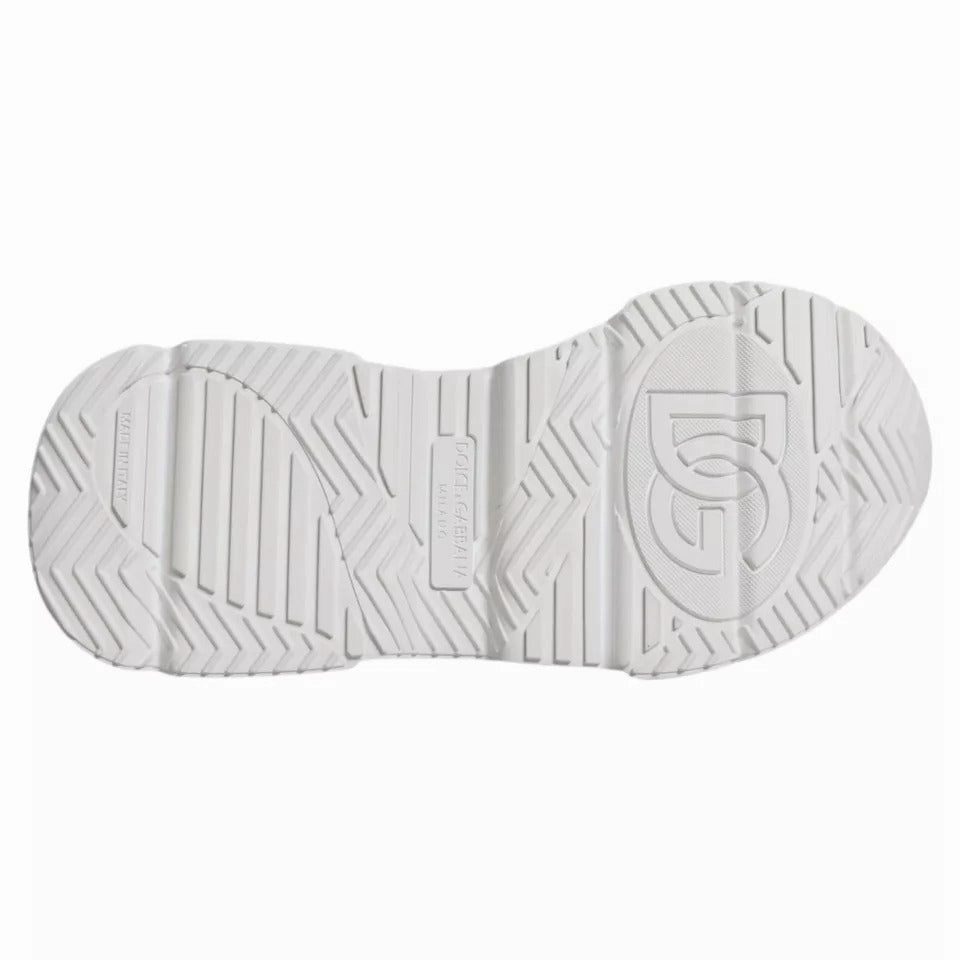 Wide Width Sneakers Dolce & Gabbana White Daymaster Low Top Sneakers Shoes