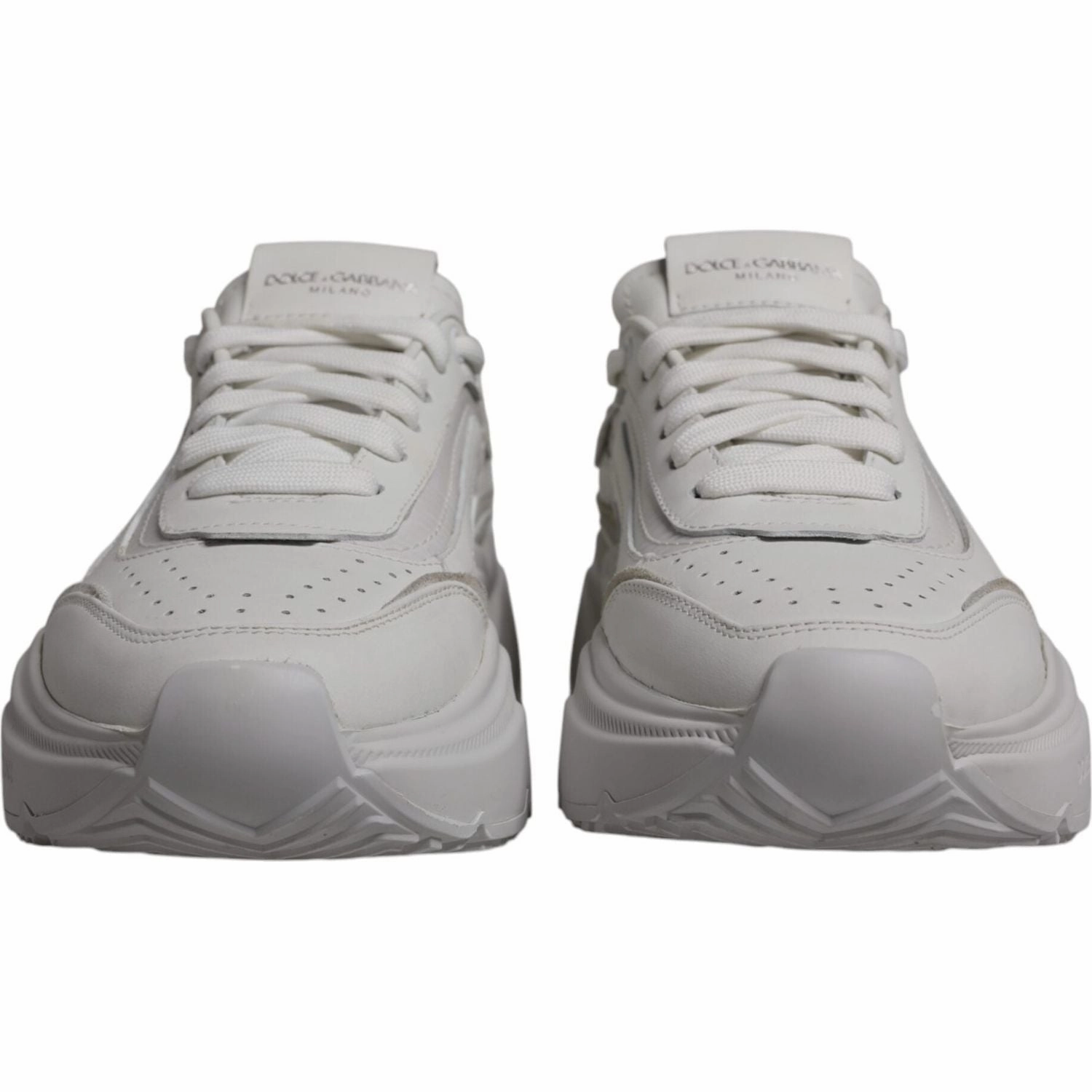 Wide Toe Box Sneakers Dolce & Gabbana White Daymaster Low Top Sneakers Shoes