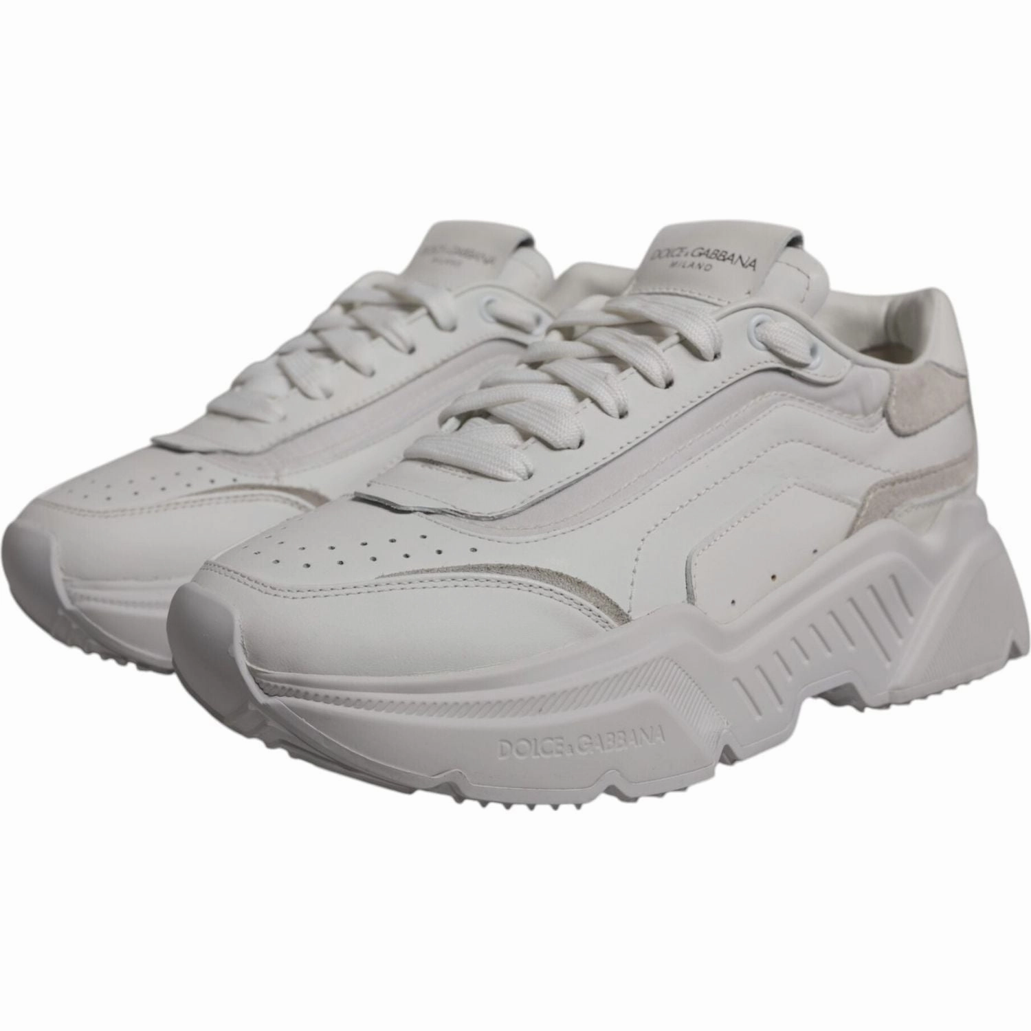 Dolce & Gabbana White Daymaster Low Top Sneakers Shoes Chanel Sneakers