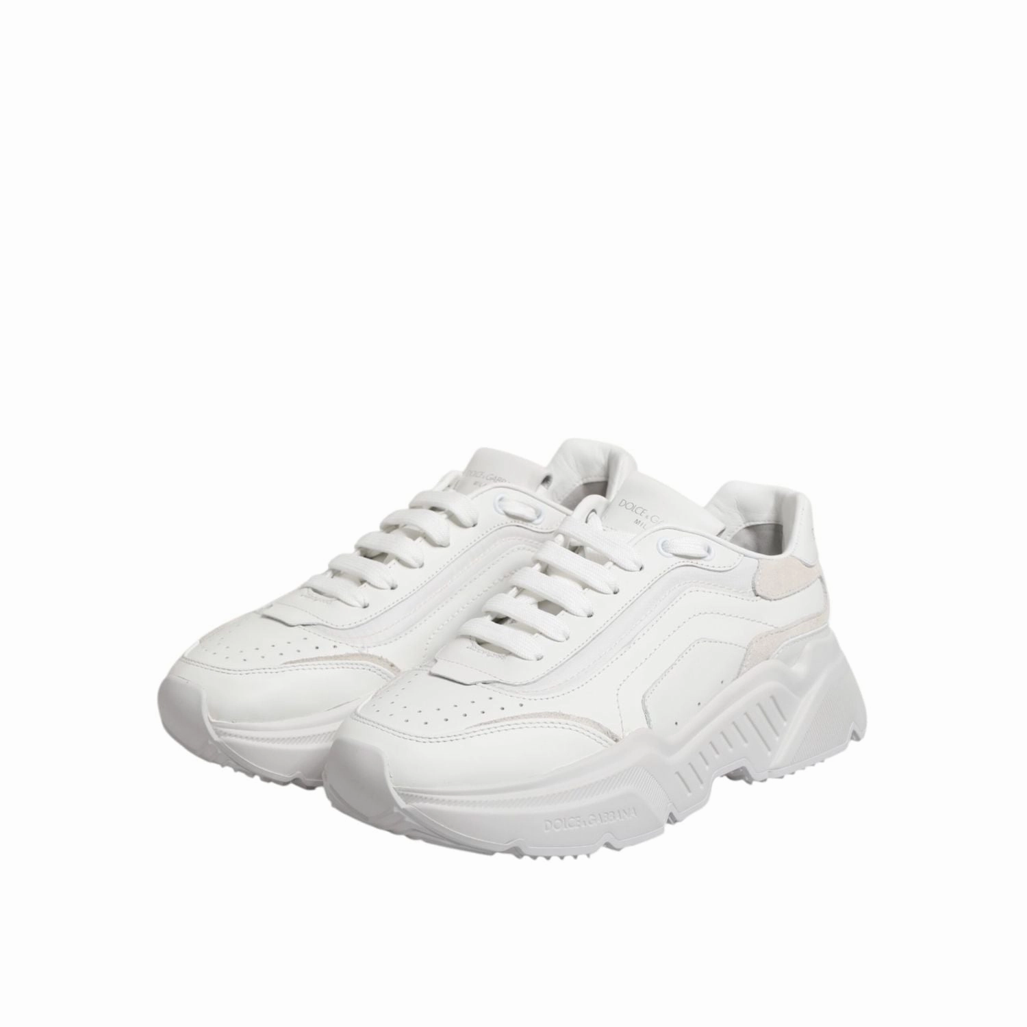 Dolce & Gabbana White Leather Daymaster Low Top Sneakers Shoes Ebay Sneakers