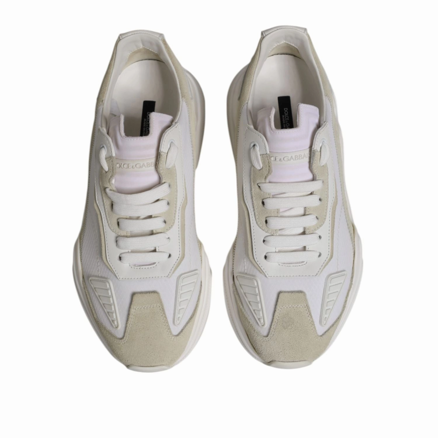 Dolce & Gabbana White Low Top Daymaster Men Sneakers  Shoes Tory Burch Sneakers