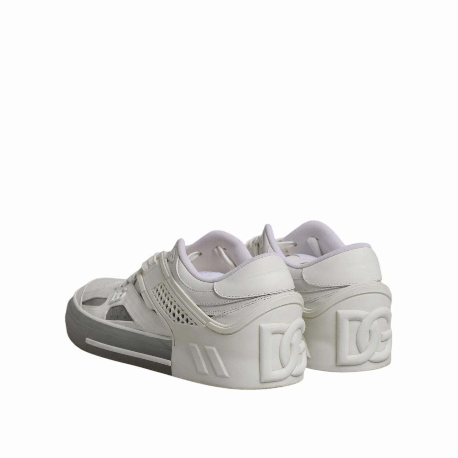 Acne Studios Sneakers Dolce & Gabbana White Low Top DG Embossed Men Sneakers Shoes