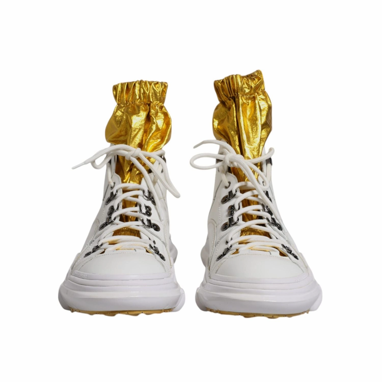 Bradley Beal Sneakers Dolce & Gabbana White Nylon Galileo High Top Sneakers Shoes