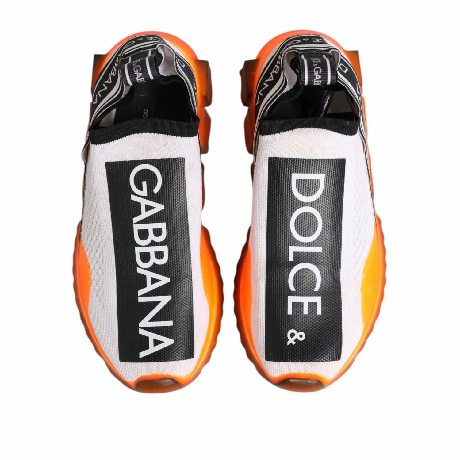 Dolce & Gabbana White Sorrento Slip On Low Top Sneakers Shoes Running Sneakers On