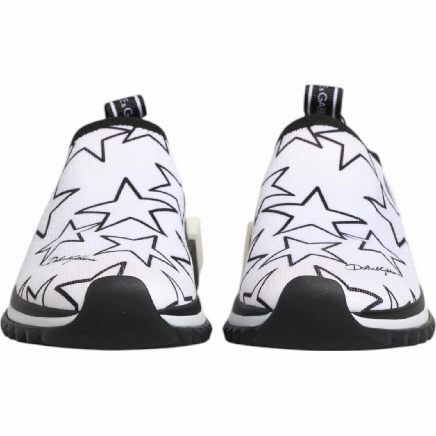 Sneakers And Jeans Dolce & Gabbana White Stars Sorrento Low Top Sneakers Shoes