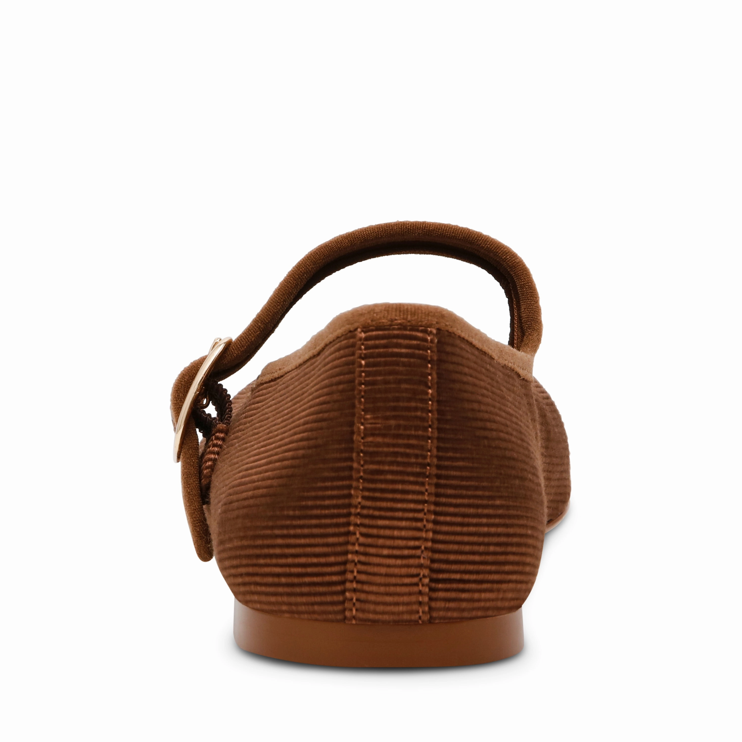 Dory Flat Shoe BROWN SATIN Minimalist Flats Shoes