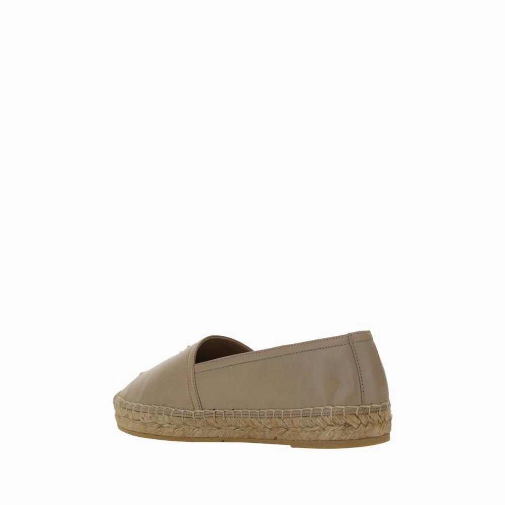 Saint Laurent Brown Lamb Ovis Aries Aries Espadrilles Road Bike Flat Pedal Shoes