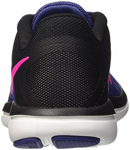 NIKE WOMEN FLEX 2016 RN RUNNING SHOES (8.5 B(M) US, Multicolore (Dk Purple Dust/Pink Blast-Black)) Snowshoe Running Shoes