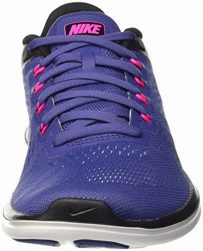 NIKE WOMEN FLEX 2016 RN RUNNING SHOES (8.5 B(M) US, Multicolore (Dk Purple Dust/Pink Blast-Black)) Running Shoes Ghost 15