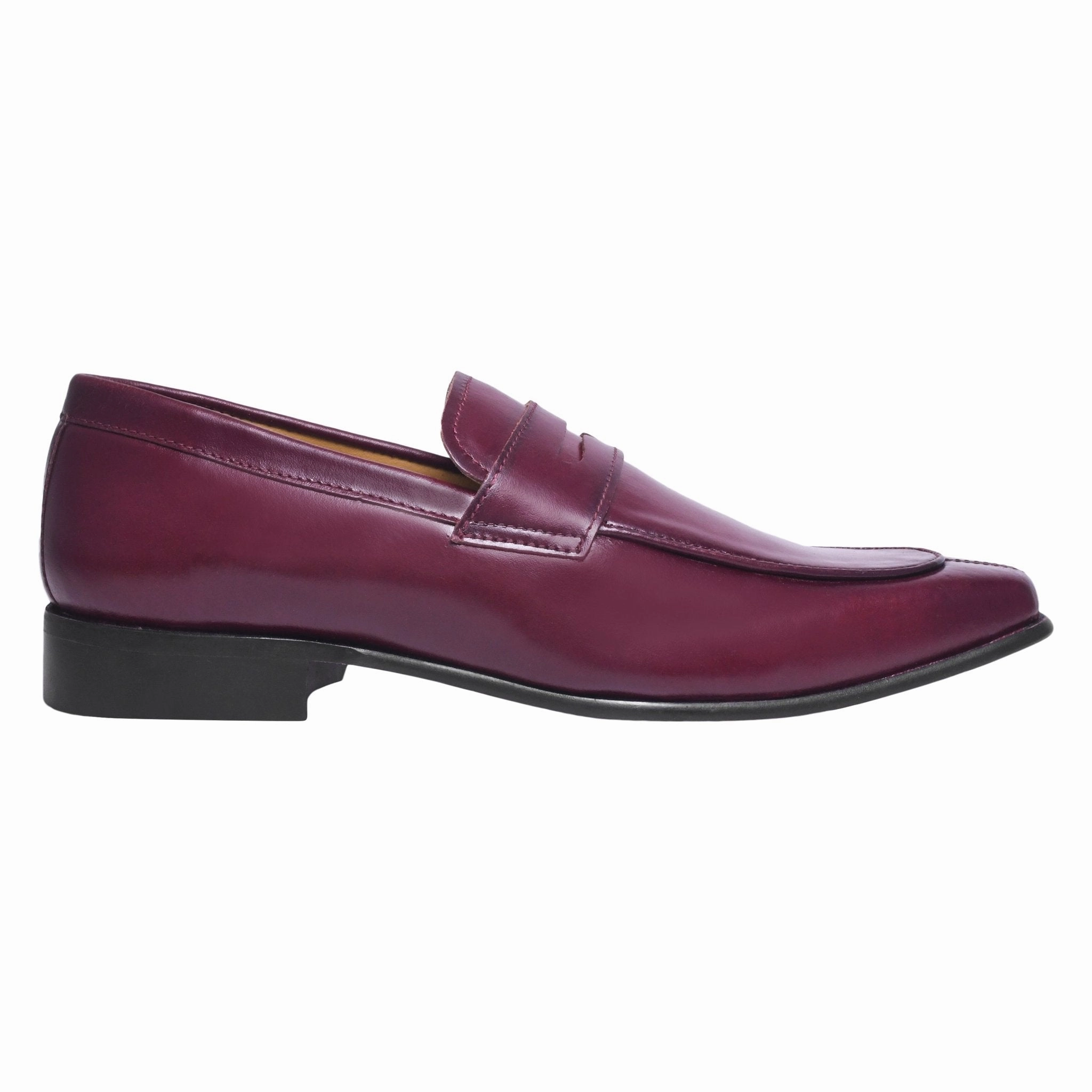 Penny Loafers Outfit Charles Handmade Leather Slip-On Men Loafer Shoes