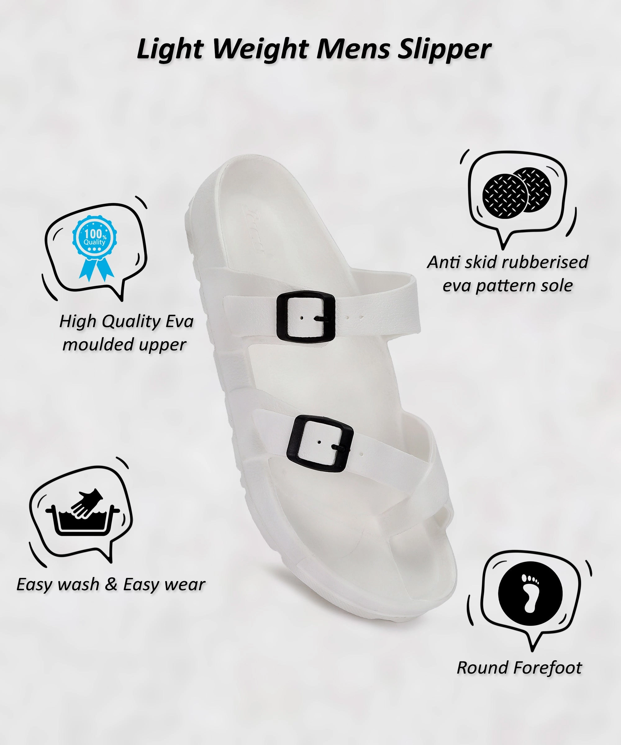 Sandals With Toe Ring Paragon EVK3408G Trendy Comfortable Lightweight Indoor Outdoor Dailywear Slippers