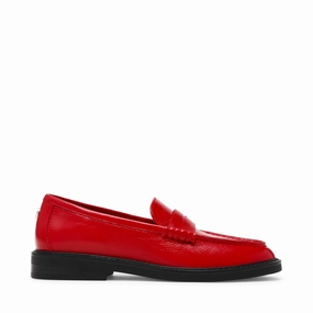 Burgundy Flat Shoes Adison Flat Shoe CHERRY LEATHER