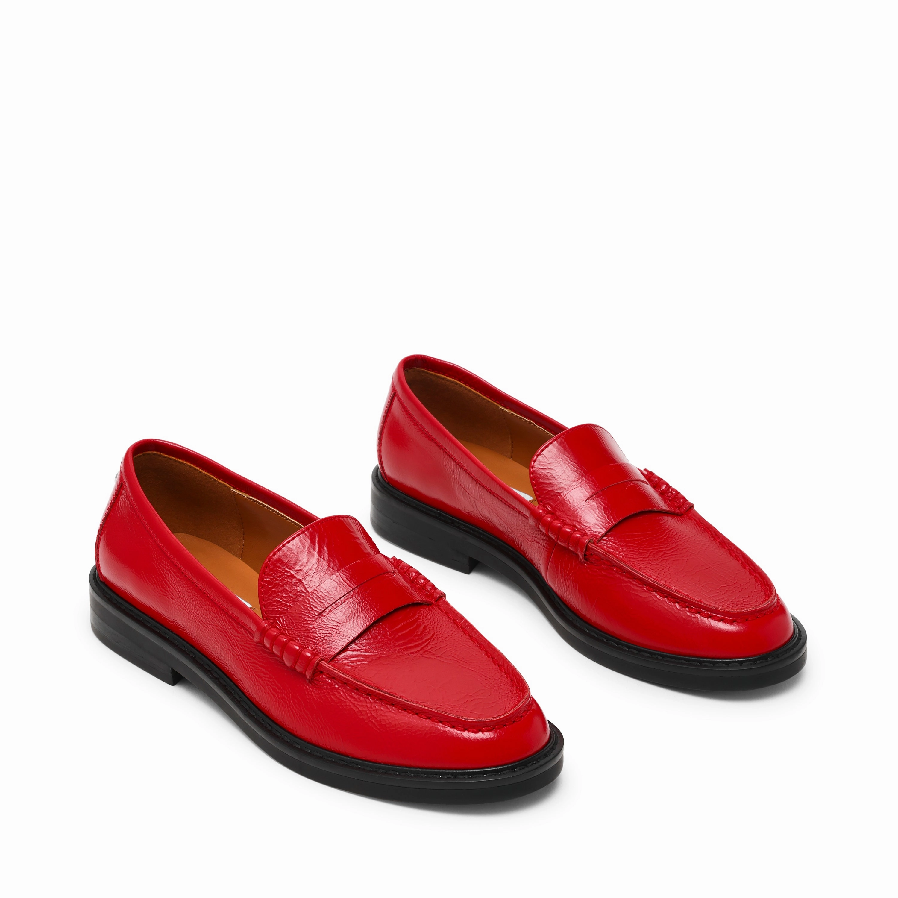 Compact Flats Shoes Adison Flat Shoe CHERRY LEATHER