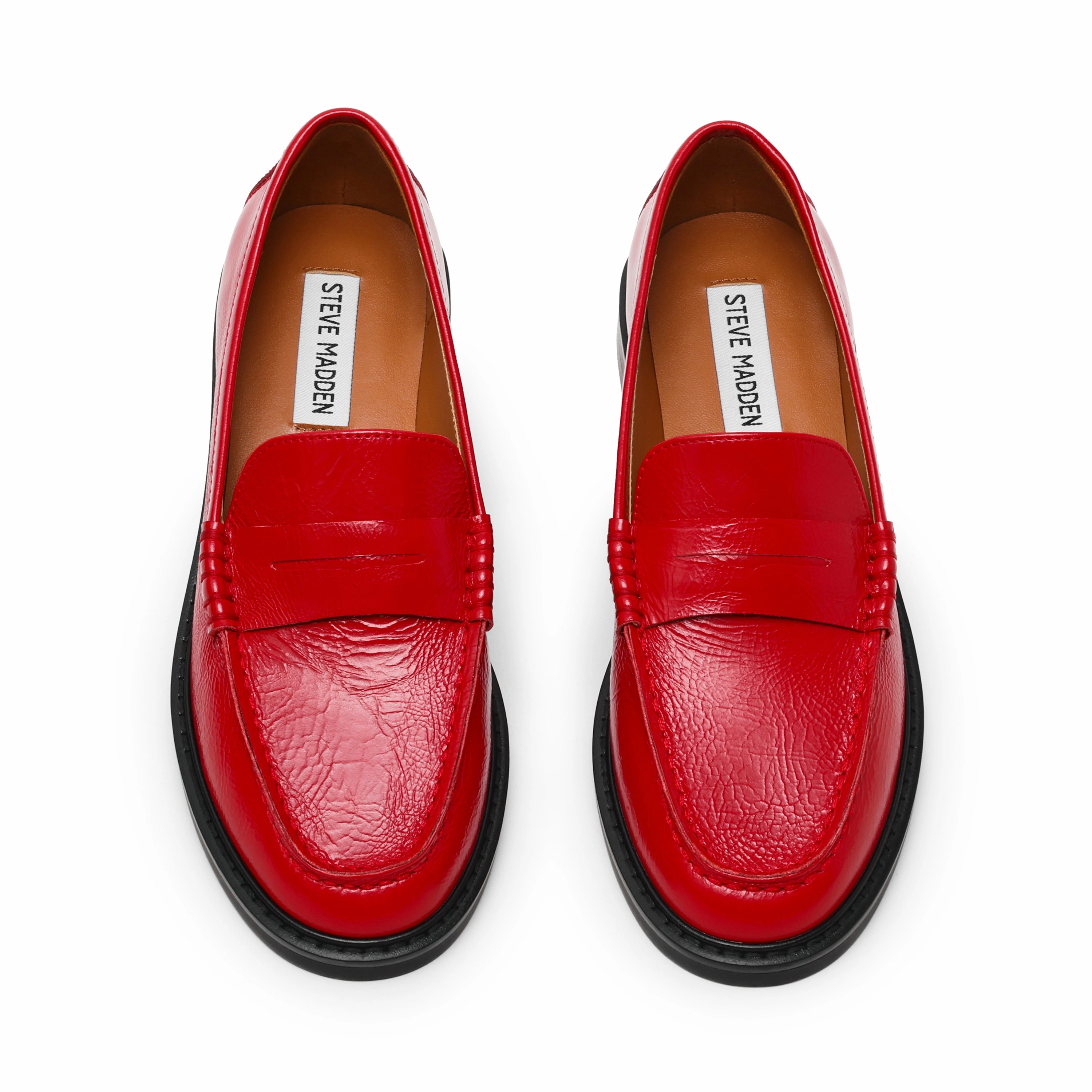 Adison Flat Shoe CHERRY LEATHER Flat Shoes With Holes