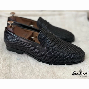 Loafers Bass Handwoven Loafers - Black