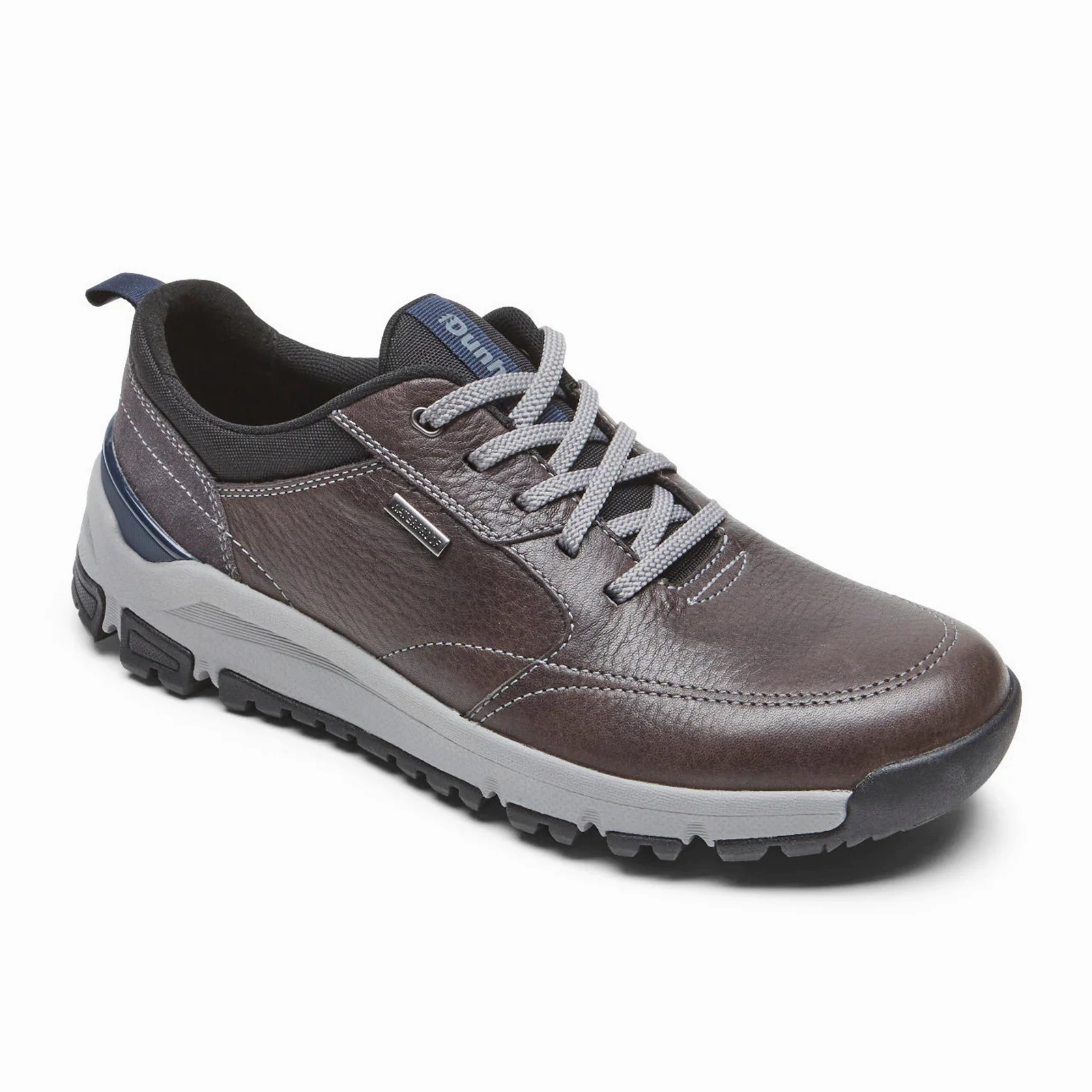 Dunham Glastonbury Ubal II Trail Shoe (Men) - Steel Grey Leather Comfortable Casual Leather Shoes