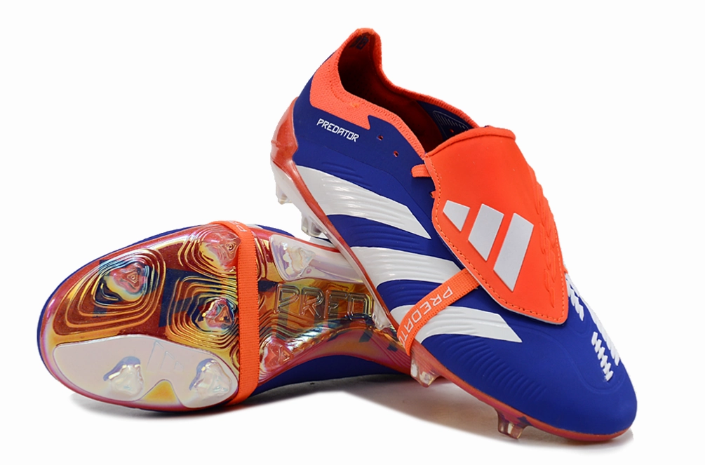 Adidas Predator 24th generation fully knitted lace-up high-top FG football shoes PREDATOR ACCURACY  FG BOOTS 36-45 Adidas Golf Shoes Spikes