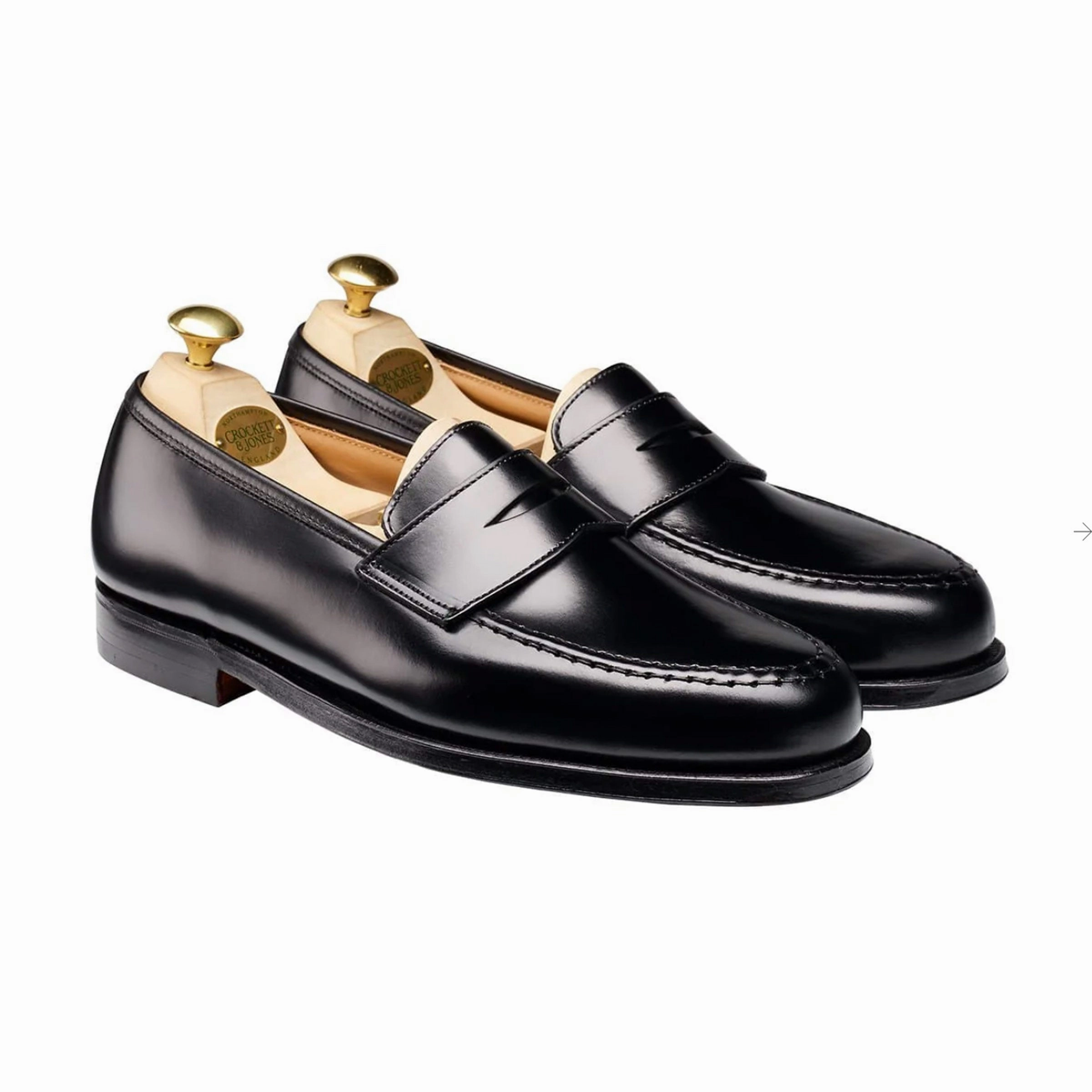 Haruta Loafers Near Me Crockett & Jones - Boston Calf Leather Penny Loafer