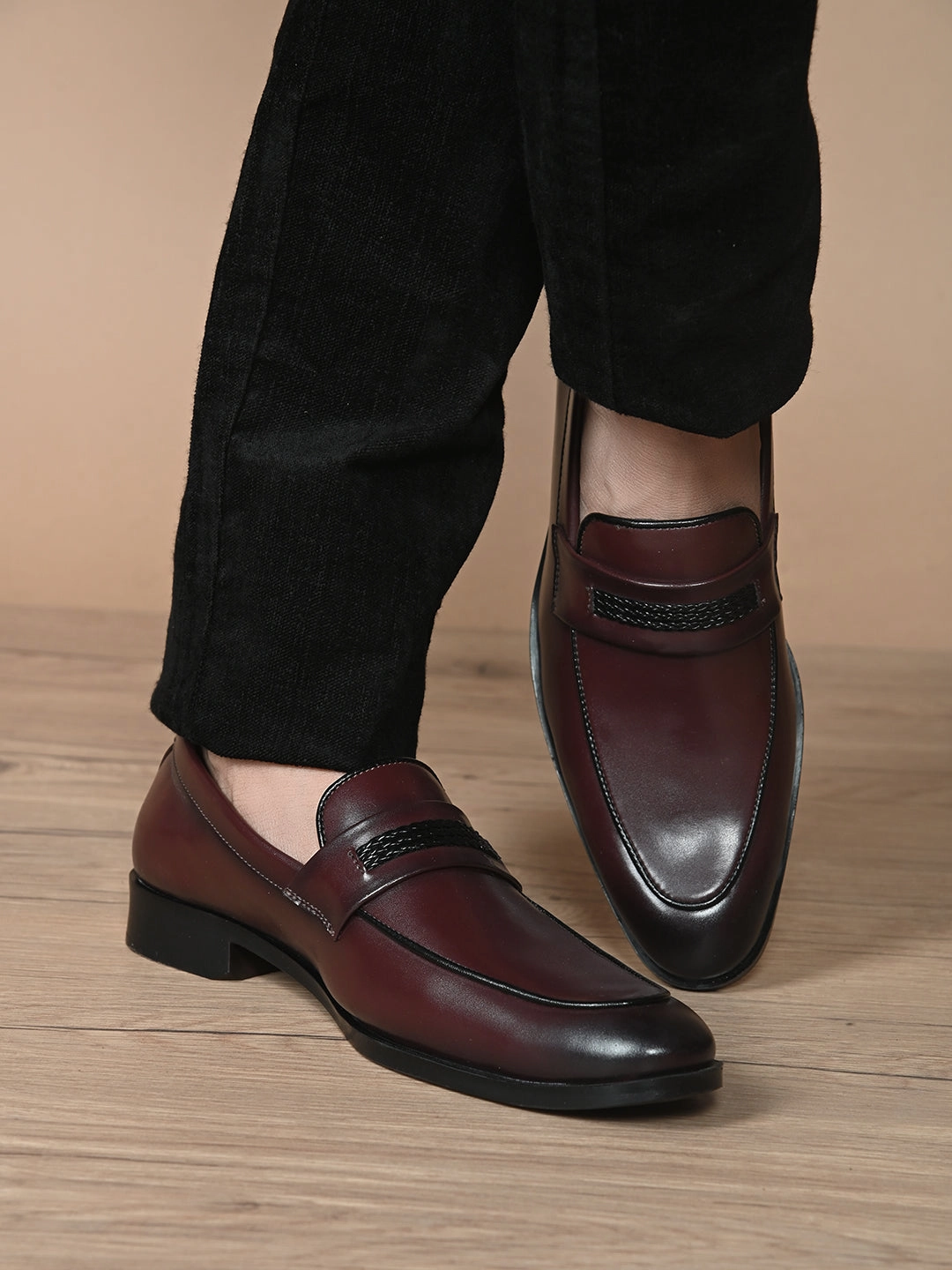 Bond Cherry Saddle Loafers Piana Loafers