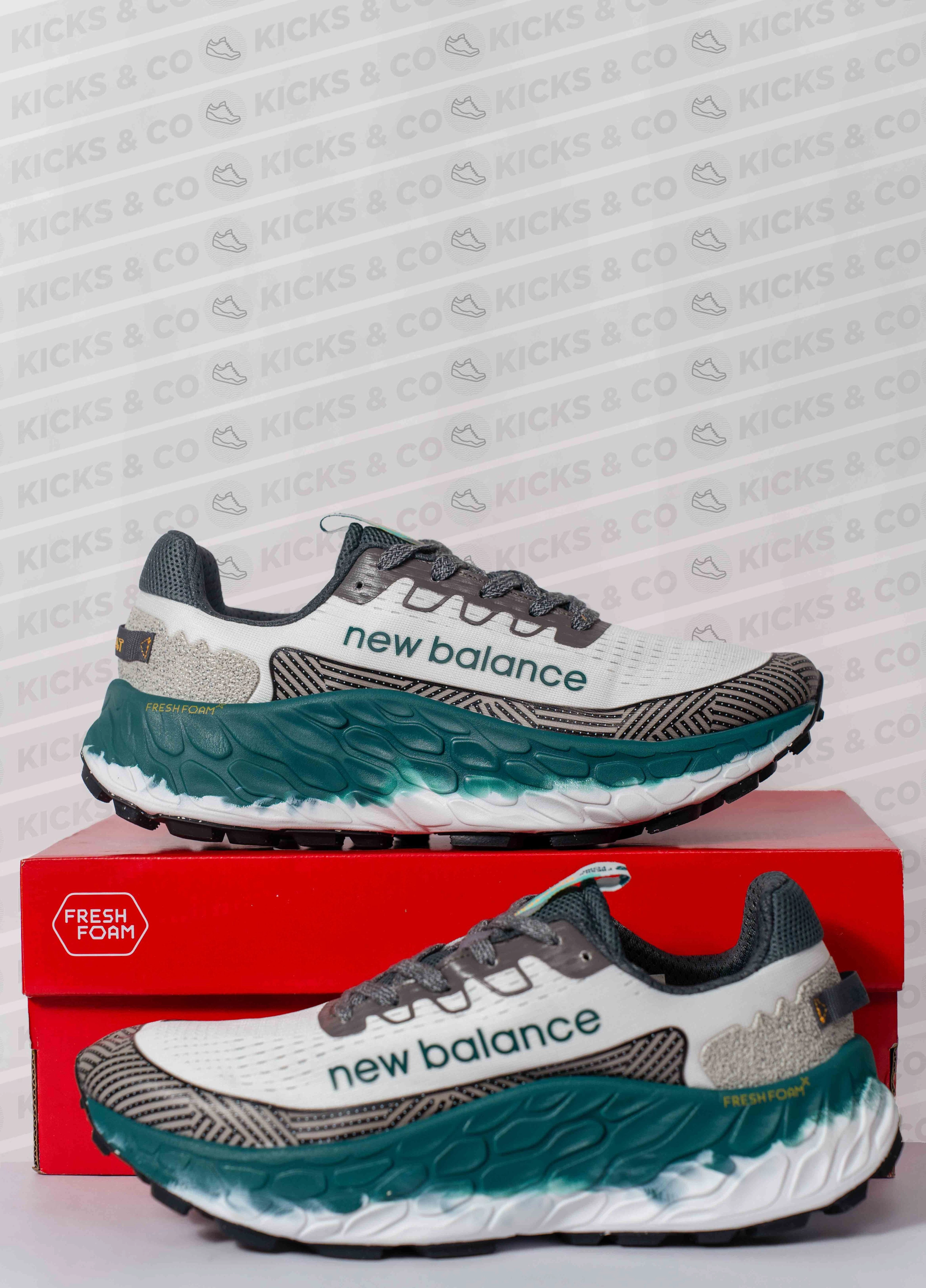 Best Casual Shoe Brands New Balance  NB Fresh Foam x Trial More (White/ Aqua Green)
