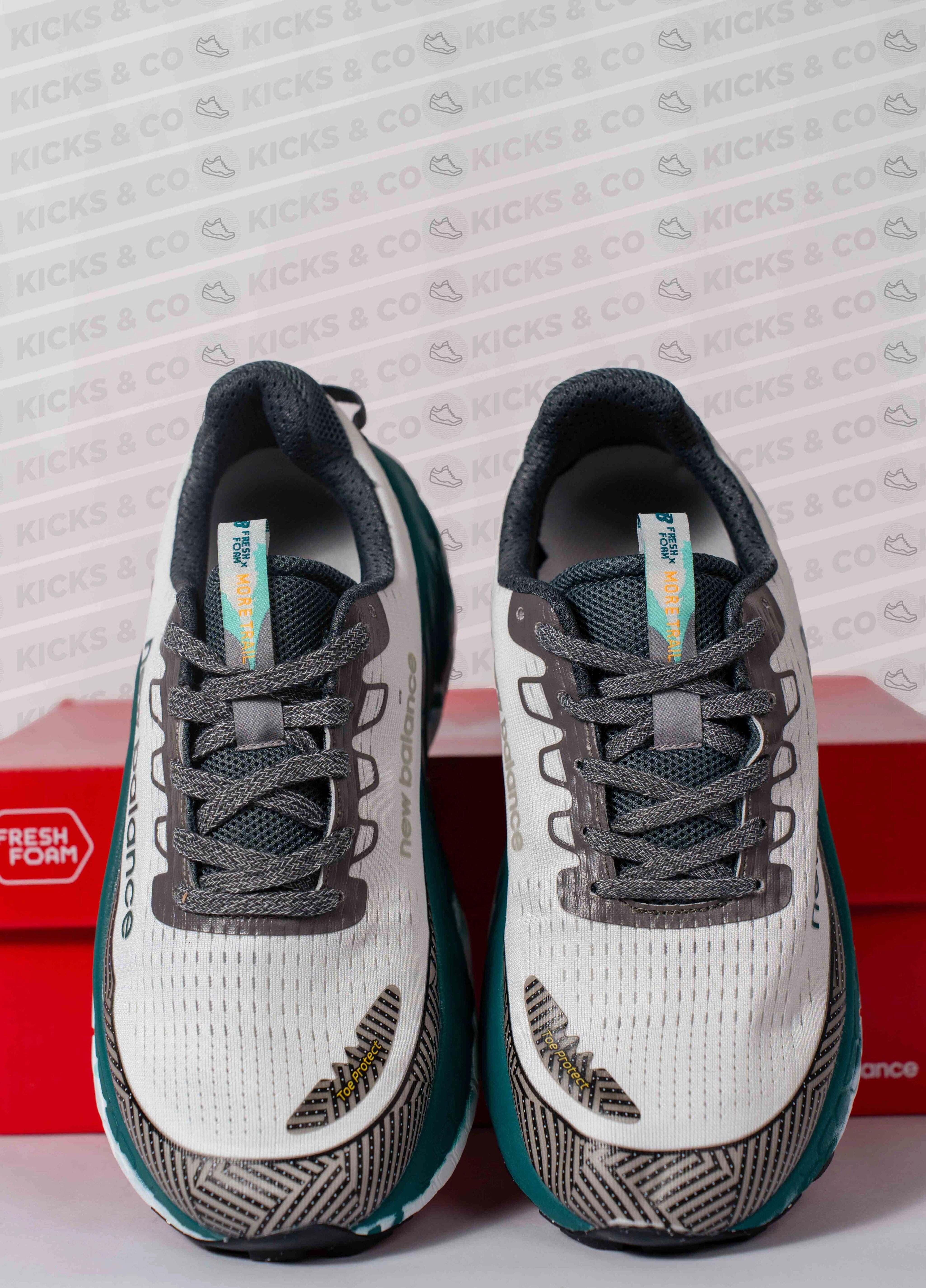 Best Casual Shoes For Overpronation New Balance  NB Fresh Foam x Trial More (White/ Aqua Green)
