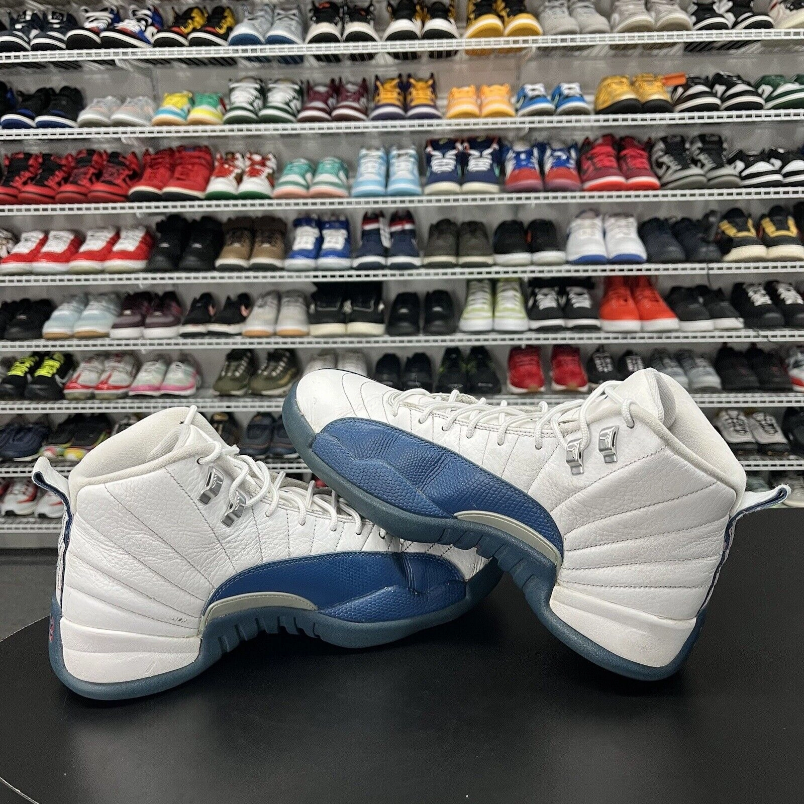 Nike Air Jordan 12 Retro' French Blue 2016 130690-113 Mens Size 11 No Insoles Asics 727 Tiger Weightlifting Shoes