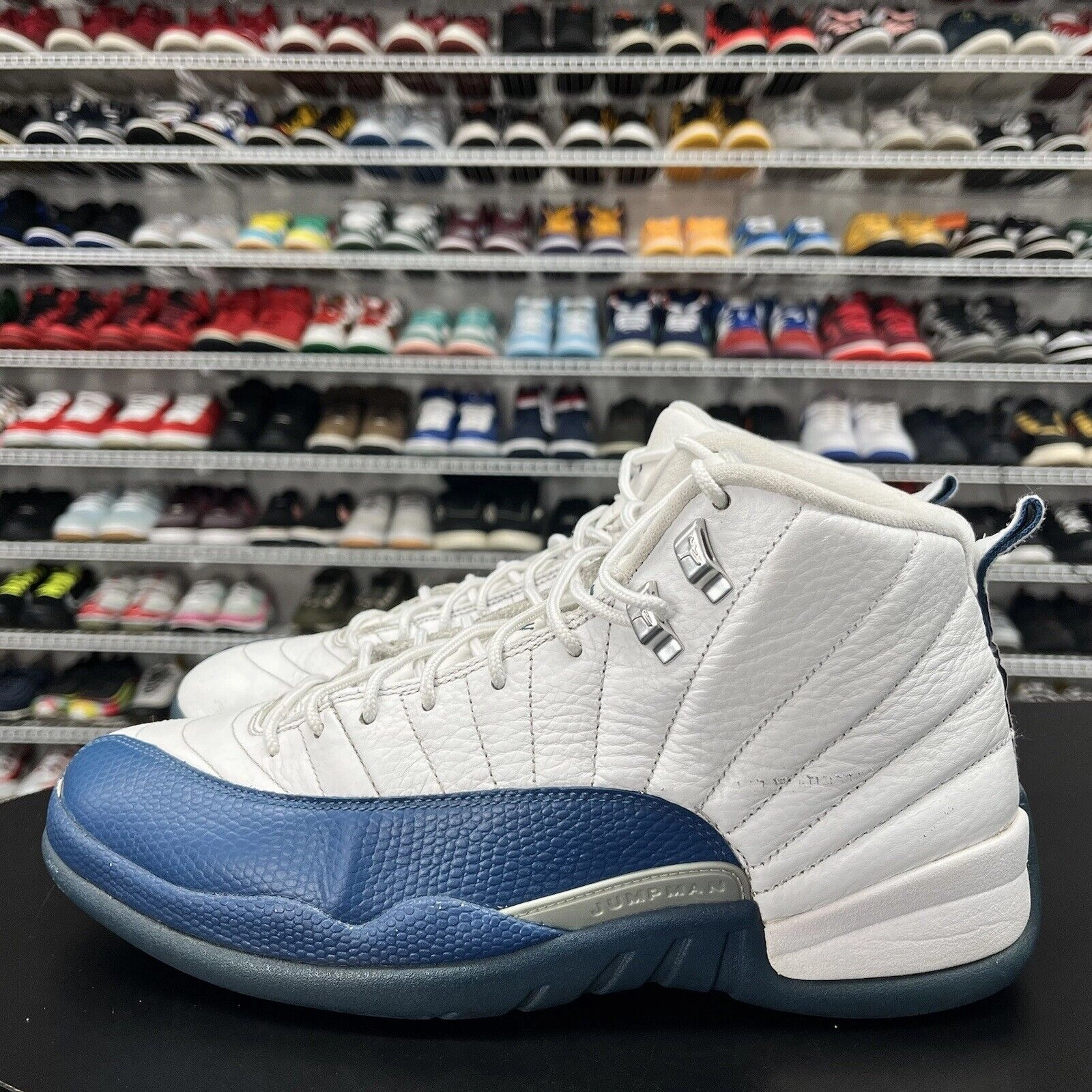 Nike Air Jordan 12 Retro' French Blue 2016 130690-113 Mens Size 11 No Insoles Asics Gel Rocket 10 Shoes