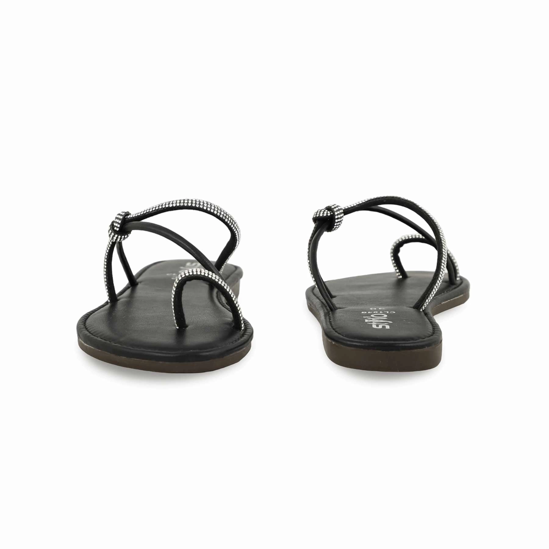 Black Casual Chappal CL1948 Suede Business Casual Shoes