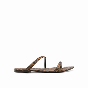 Sandals Whitehouse Westmoreland Saint Laurent Brown Fabric Strap-On Sandals