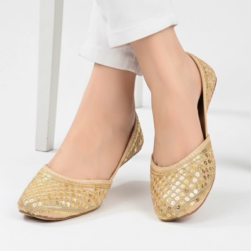 M0740 khussa Unicorn Flats Shoes