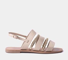 Flat Shoes Brand Lokal Multi-Strap Sandal
