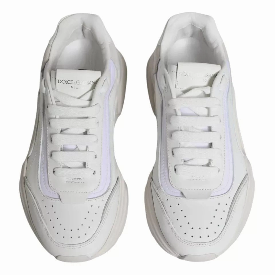 Dolce & Gabbana White Daymaster Low Top Sneakers Shoes High End Sneakers