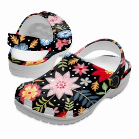 Sandals Made In Usa Native Pattern Clog Shoes For Adult and Kid 89191 New
