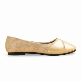 Extra Wide Shoes For Flat Feet Golden Pumps For Ladies WN1363