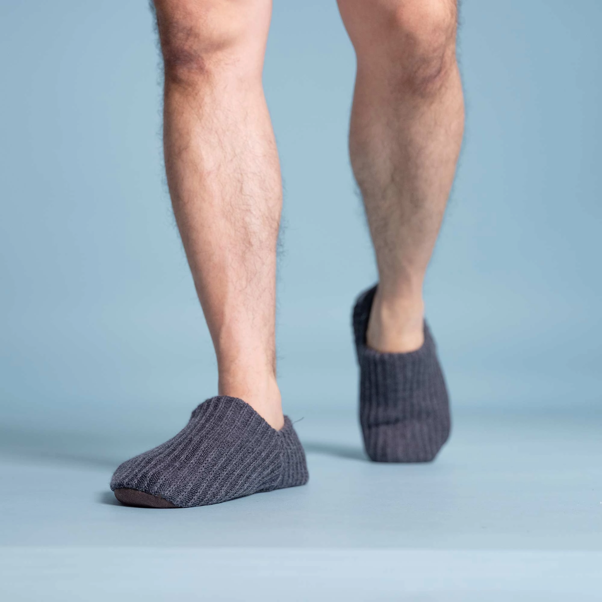 Climbing Slippers DENMARK Organic Merino Wool House Slippers (OC Thread; Lined with OC Fleece; Covered Organic Elastic; Glue-Free) (100% Biodegradable)