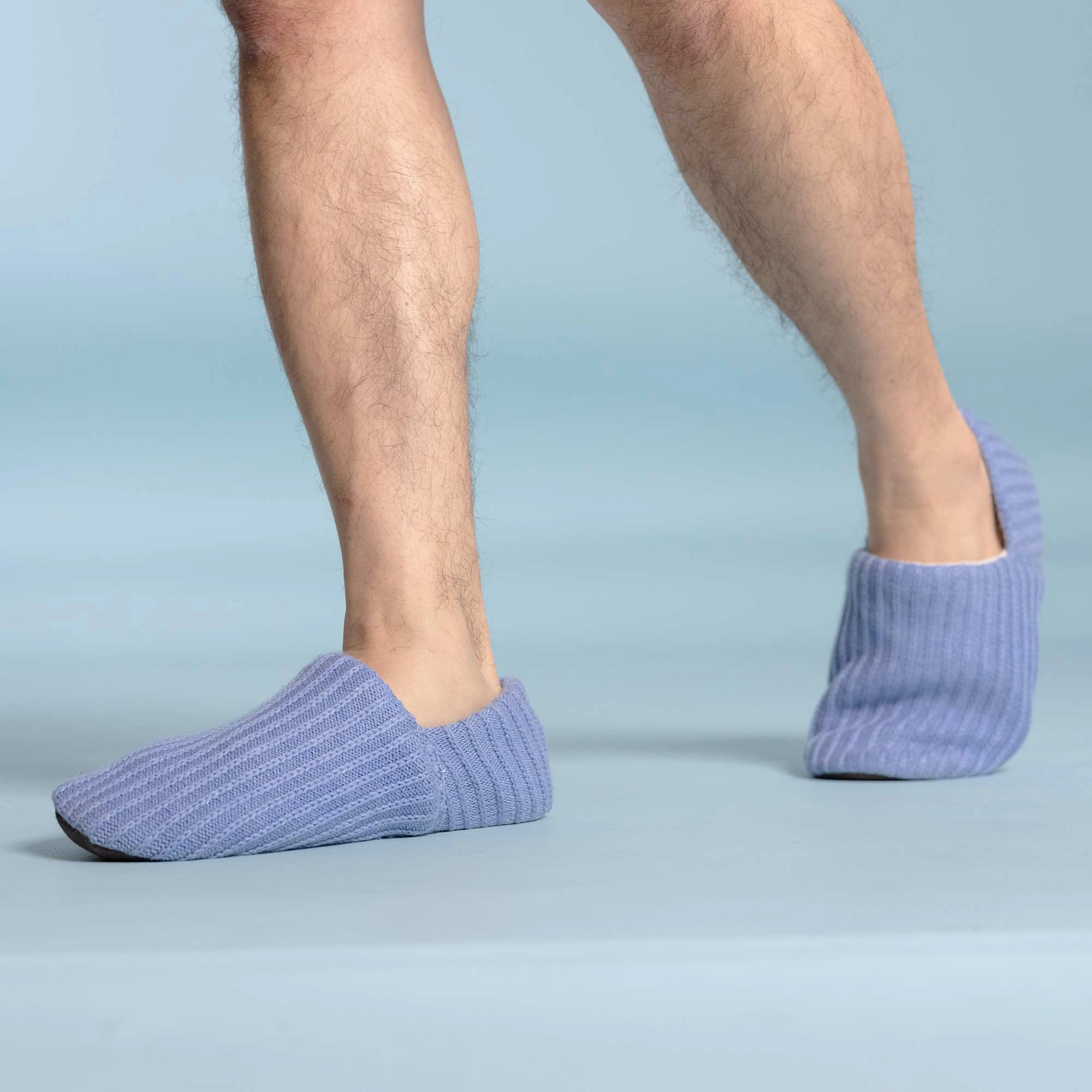 DENMARK Organic Merino Wool House Slippers (OC Thread; Lined with OC Fleece; Covered Organic Elastic; Glue-Free) (100% Biodegradable) Royal Class Slippers