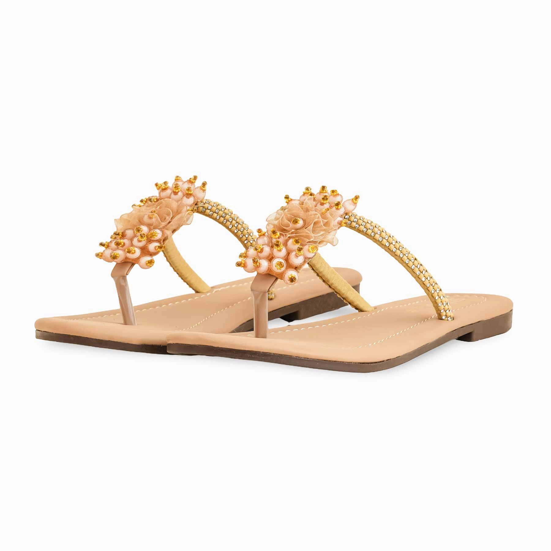 Casual Double Monk Strap Shoes Fawn Casual Chappal CL1950