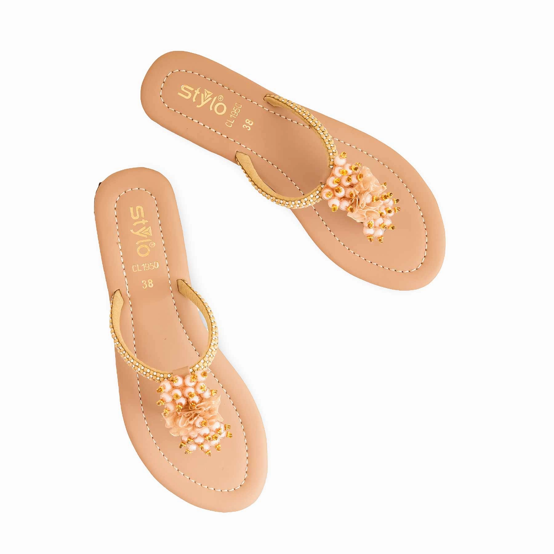 Business Casual Slip On Shoes Fawn Casual Chappal CL1950