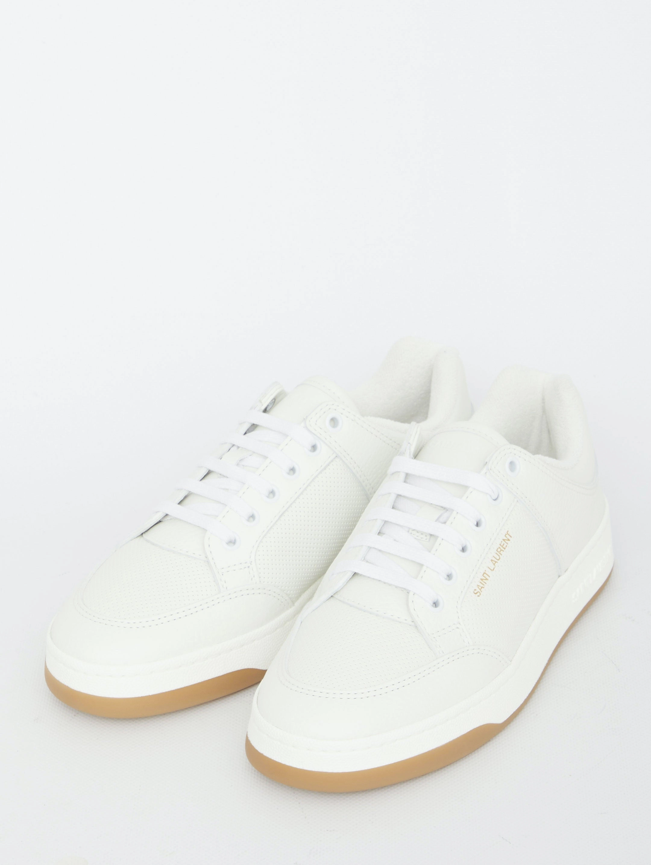 Celebrity Flat Shoes SAINT LAURENT SL/61: CALF LEATHER SNEAKERS