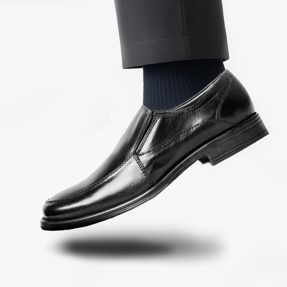 Mont Hawk Mens Leather Penny Loafers  Slip-On Dress Shoes Fitflop Loafers