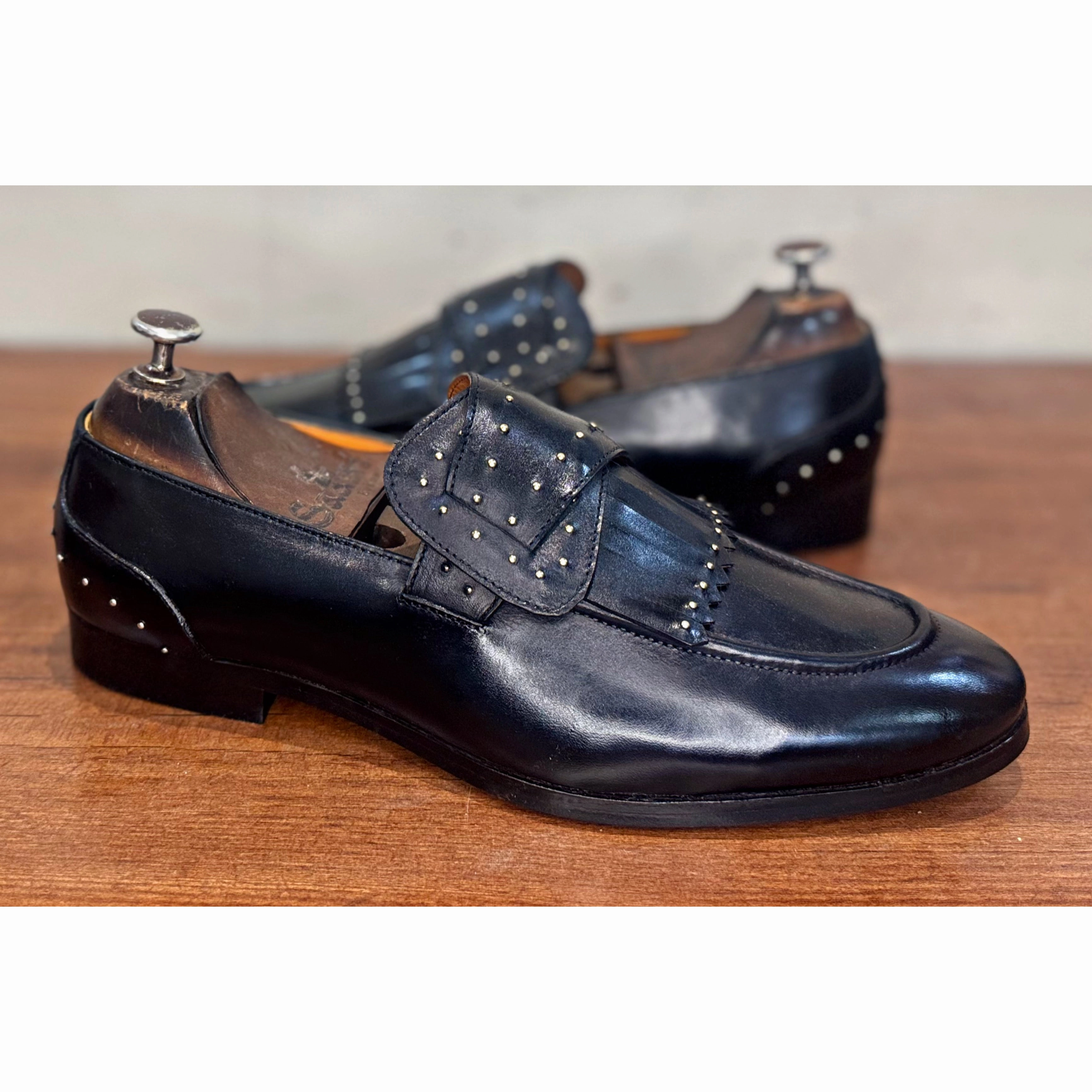 Berkley Penny Loafers Butterfly Loafers Black