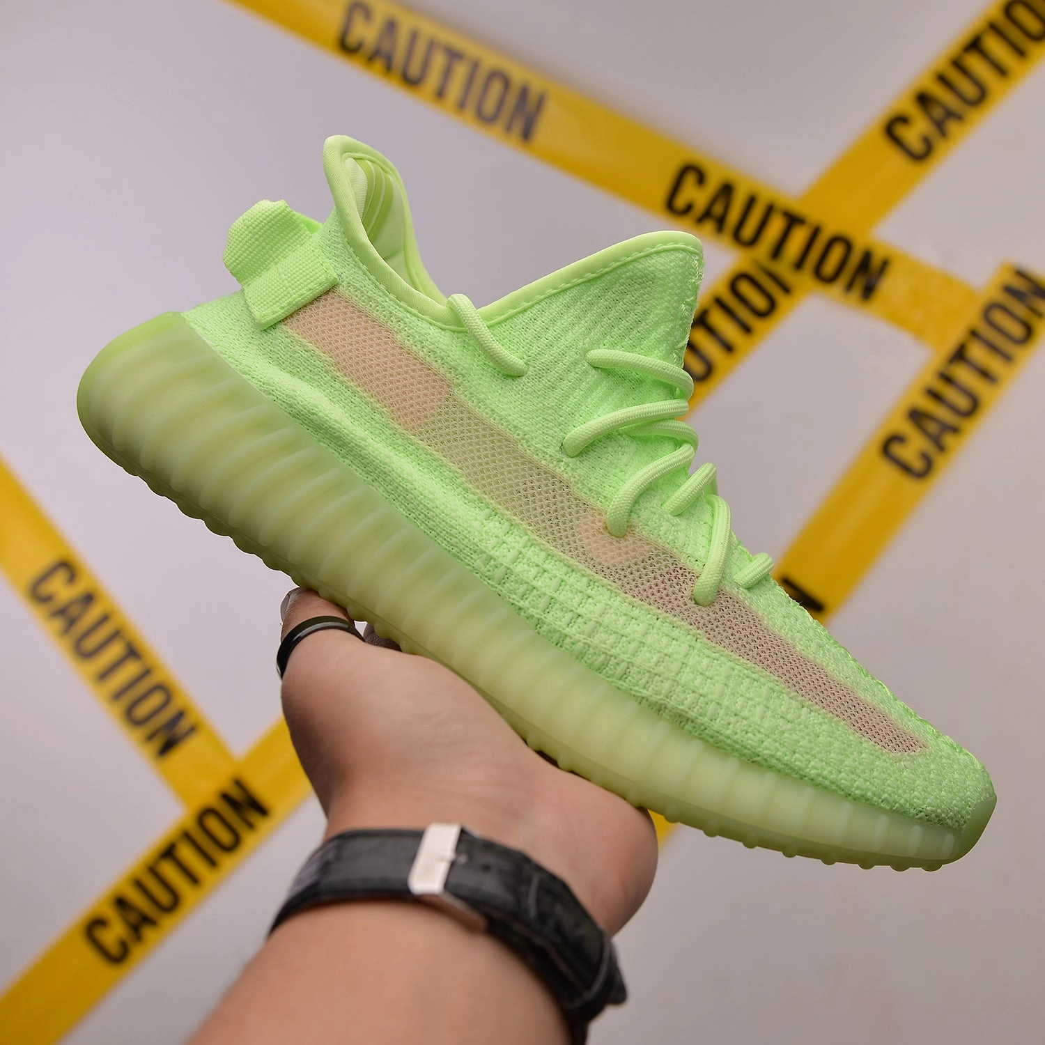 Ku Adidas Shoes Yeezy Boost 350 Glow In The Dark Shoes