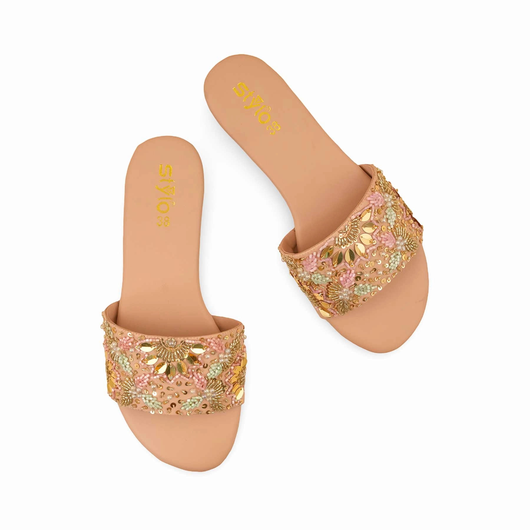 Cow Slippers Pink Fancy Slipper EC0219