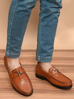 Topman Tan Buckle Loafers Gabbana Loafers