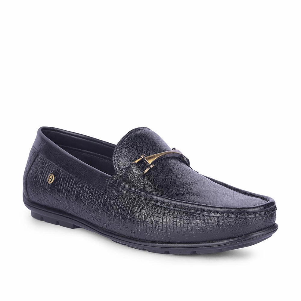Metallic Silver Loafers Healers By Liberty Mens OSL-49 Black Formal Loafers