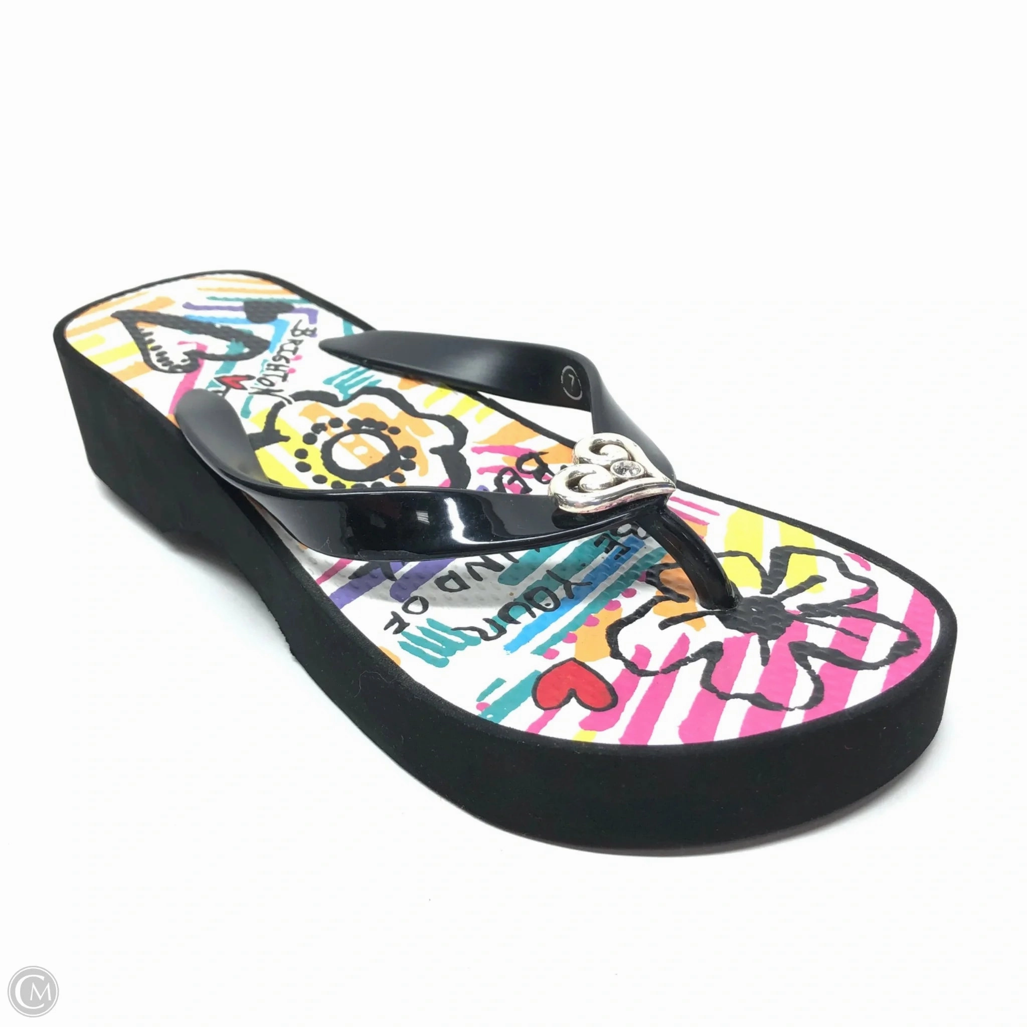 Rote Flip Flops Sandals Flip Flops By Brighton In Multi-colored, Size: 7