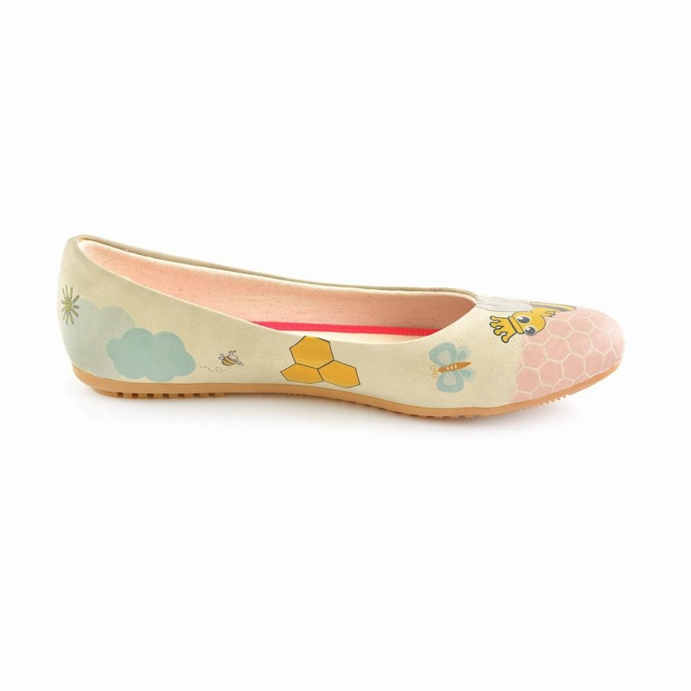 Walking Shoes For With Feet Bee Ballerinas Shoes 1077